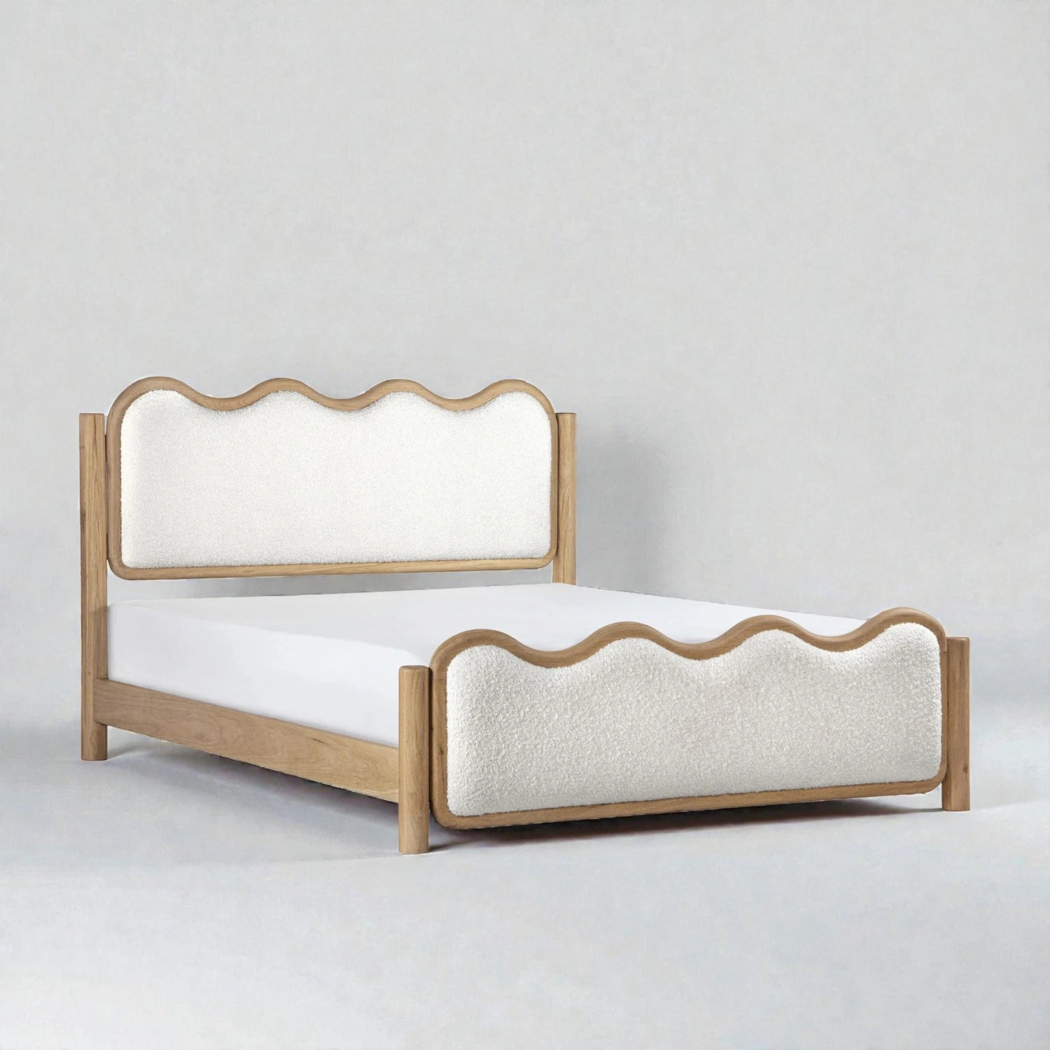 Shinola Solid Oak Wood And Fabric Upholstery