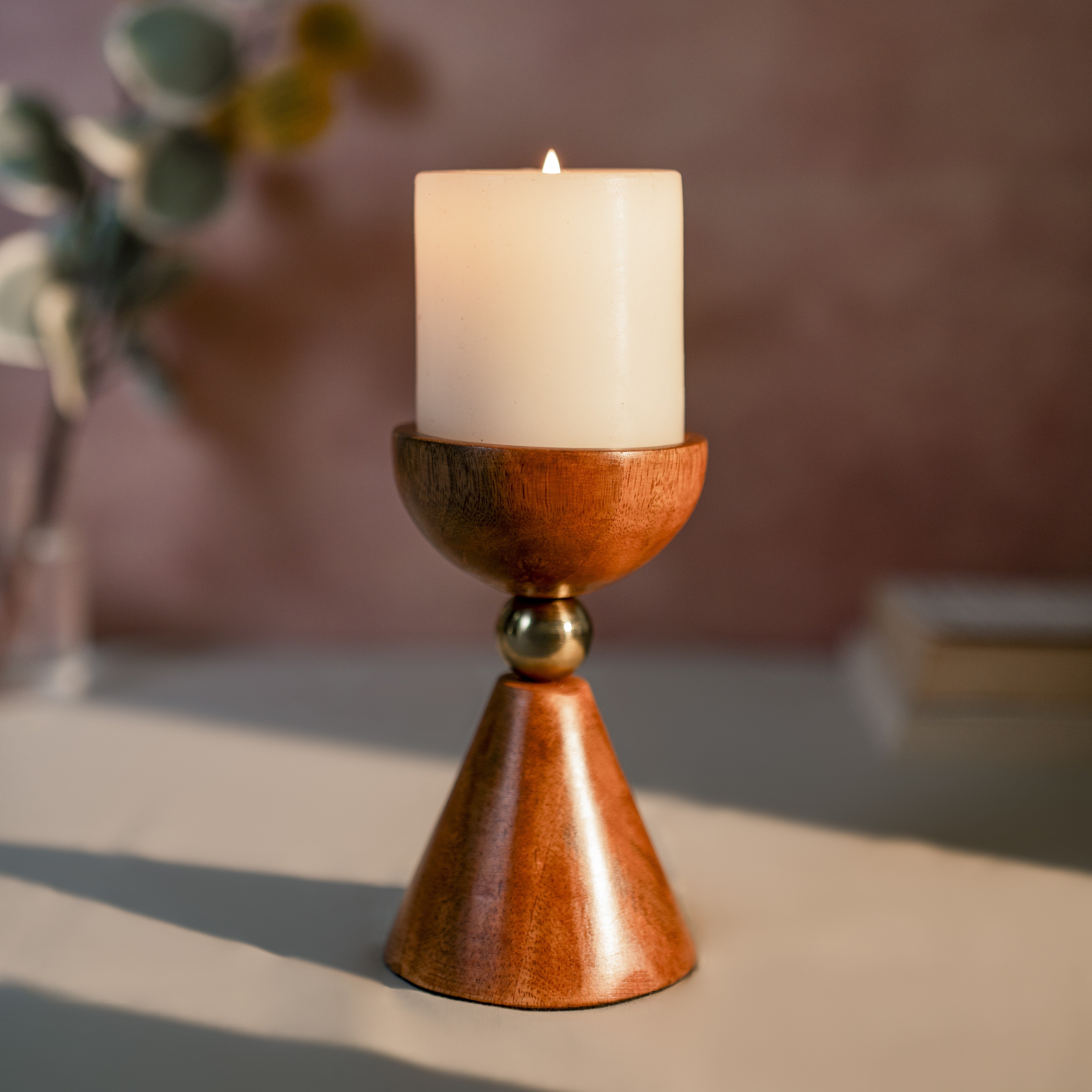 Ora-Aroha Pillar Candle Holder