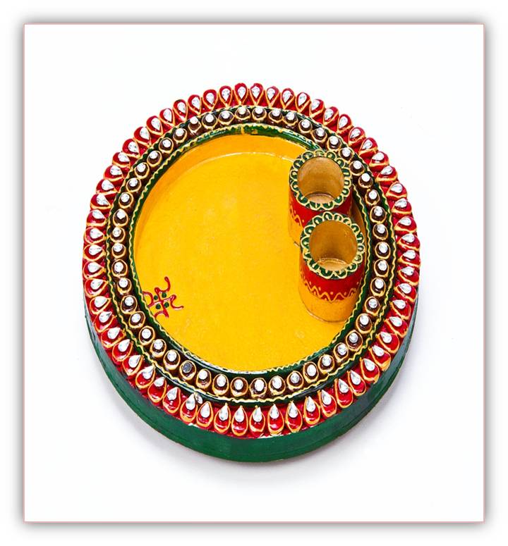 Round Pooja Thali