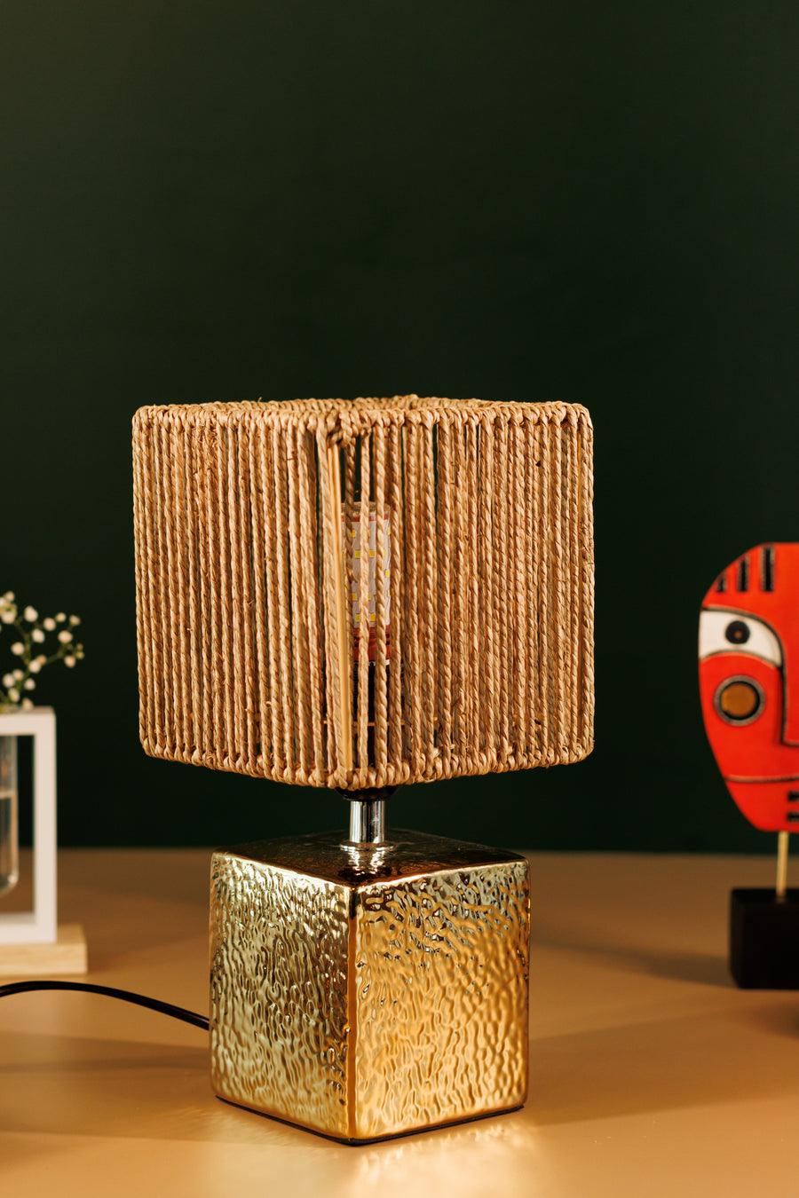 Golden Cermaic Luxury Table Lamps for Living Room | Decorative Lamps | Desk Lamps