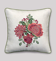 Jahan-e-Gul Embroidery Cushion Cover - 16x16