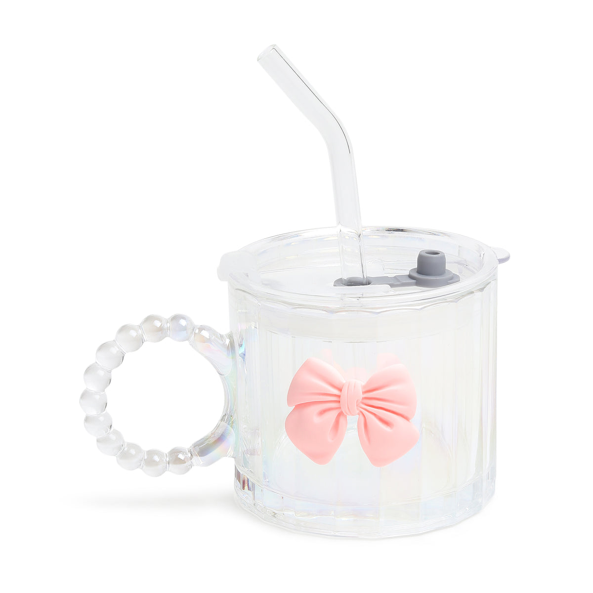 Colette Glass Tumbler Bow