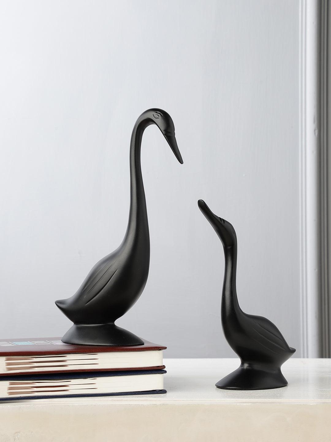 Centrepiece Swan Showpiece for Living Room | Home Decor Item Set of 2