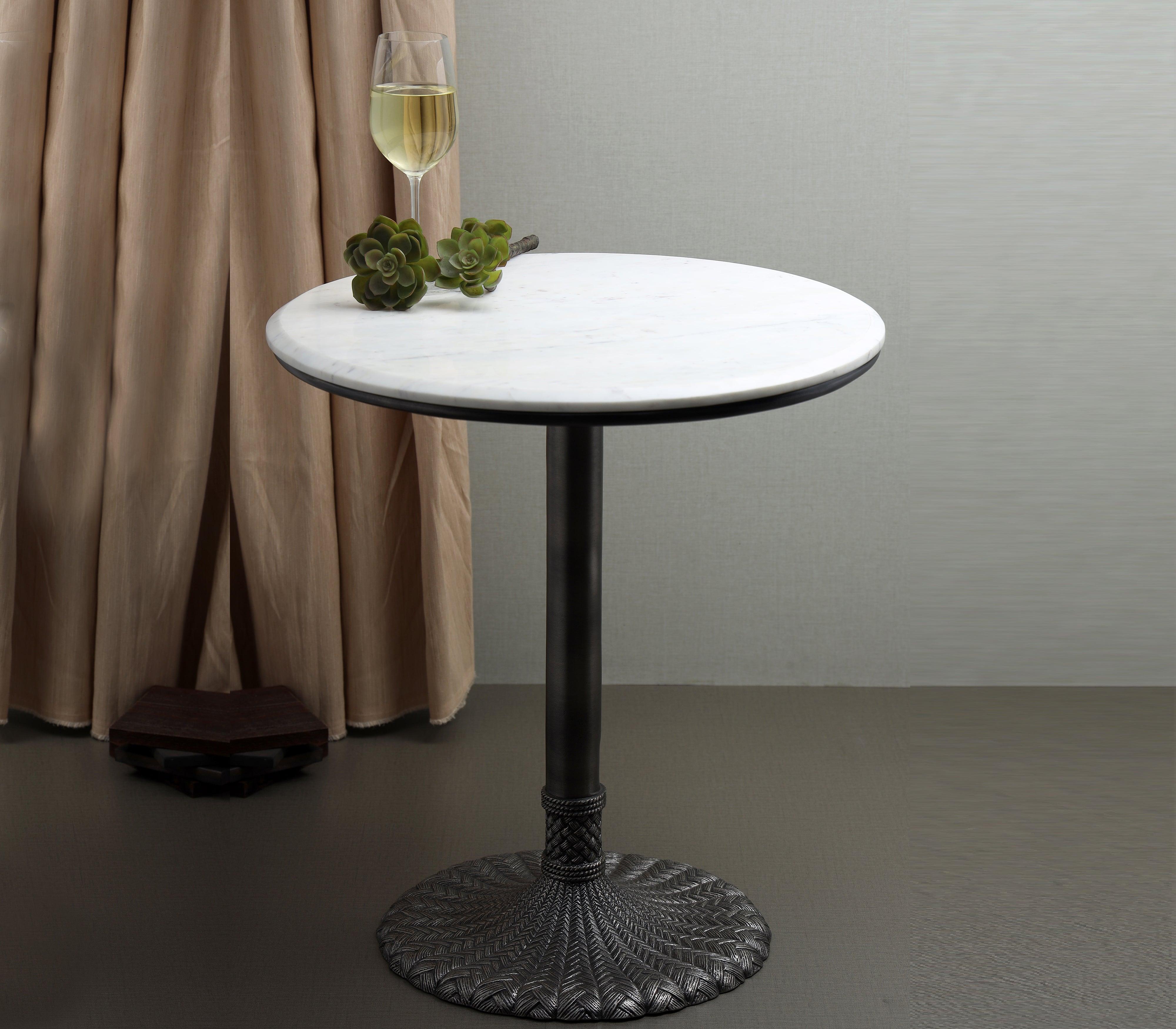 Braided Sofa Side Table for Living Room | Luxurious Corner Table | Bedside Table | Small End Table