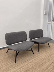 Madis Armchair | Fabric Upholstery, Metal