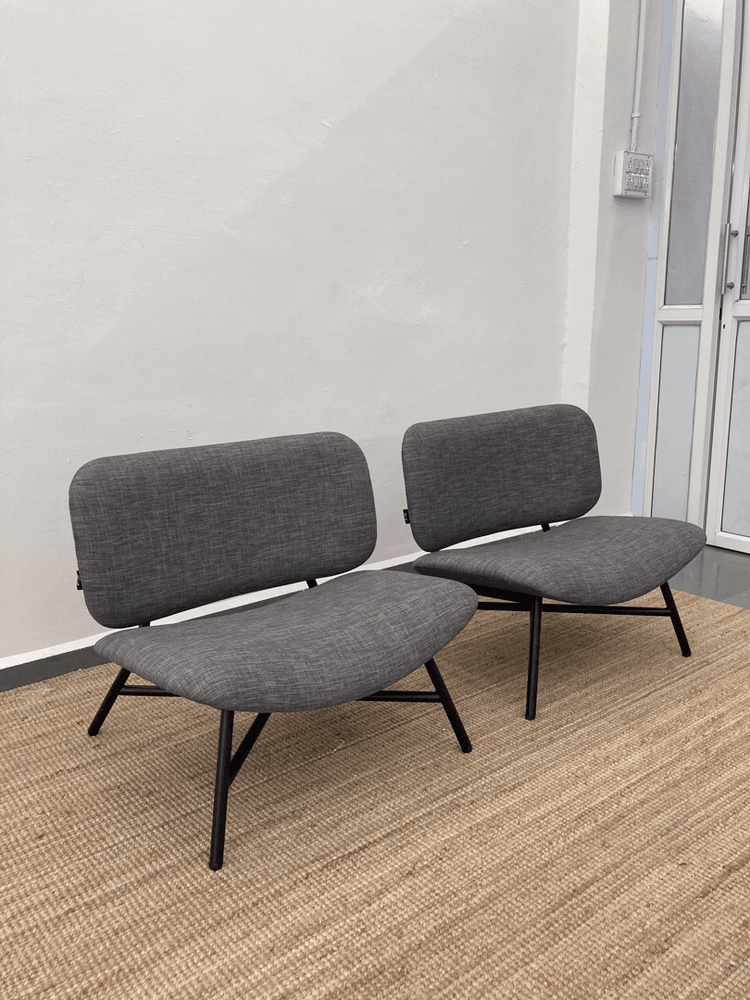 Madis Armchair | Fabric Upholstery, Metal