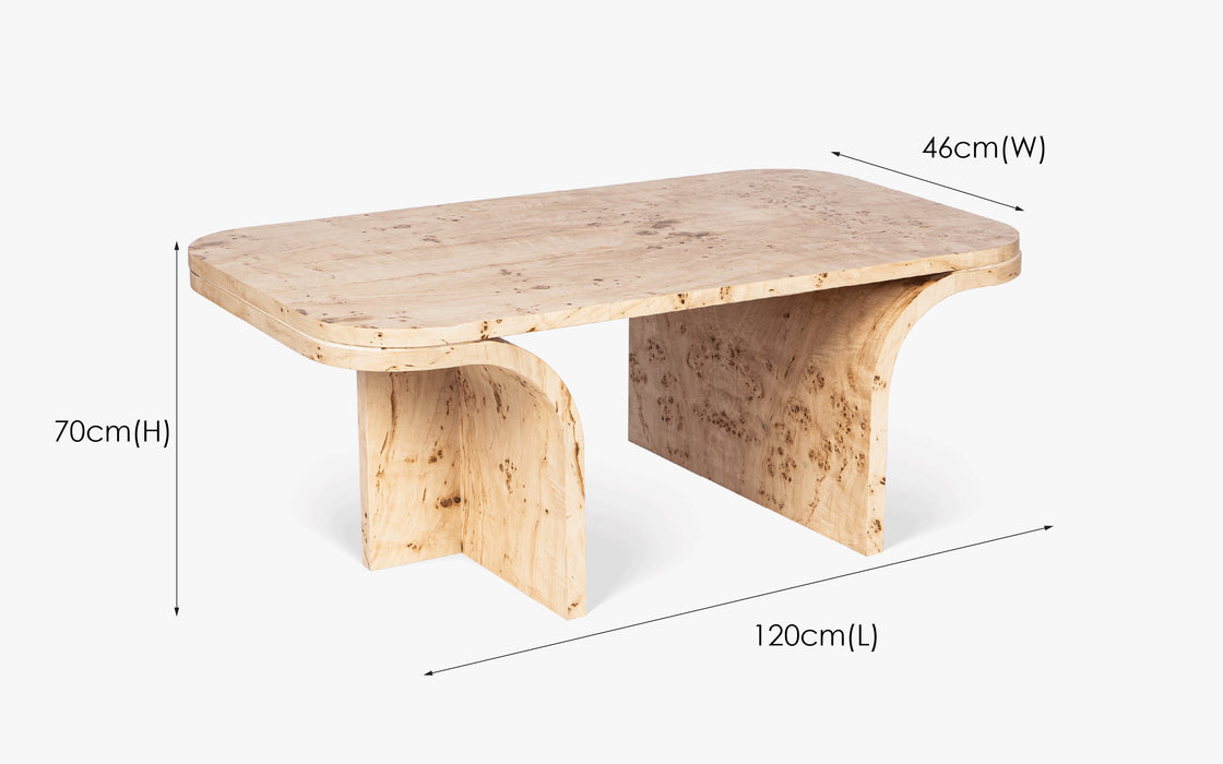 Nouve Coffee Table | Sofa Side Tea Table For Living Room