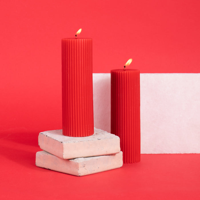 Pillar Candle Set of 2