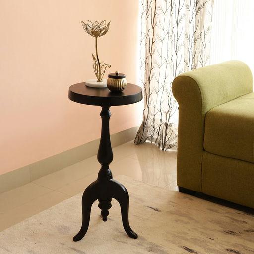 Markus Drink Table | Sofa Side Table for Living Room | Antique Corner Table | End Table