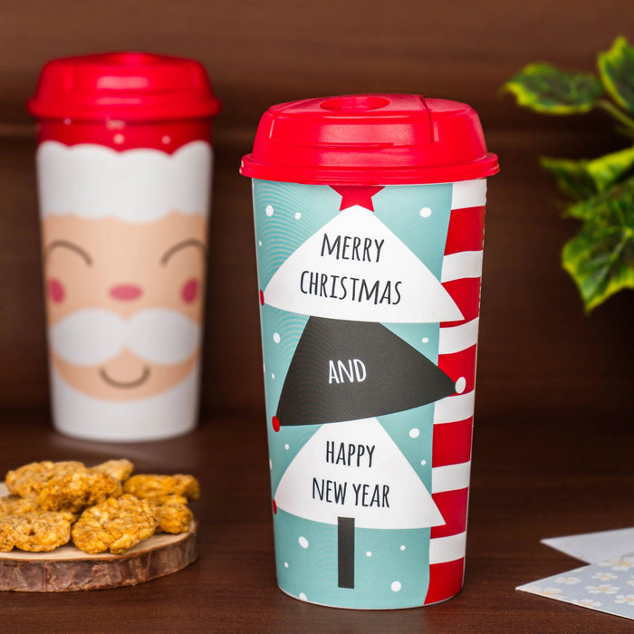 Merry Mornings | Joyful Christmas Mug Set for Cozy Moments