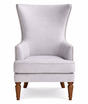 Elysian Velvet Wingback Accent Chair