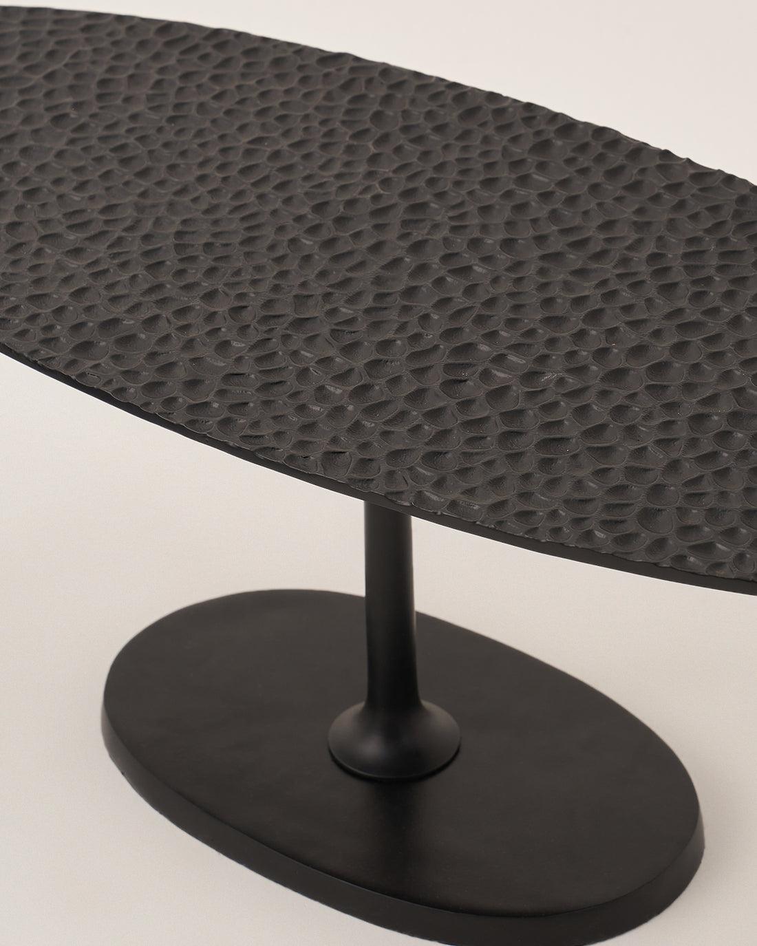 Hive Coffee Table for Living Room | Coffee Table with Pedestal Base | Designer Center Table