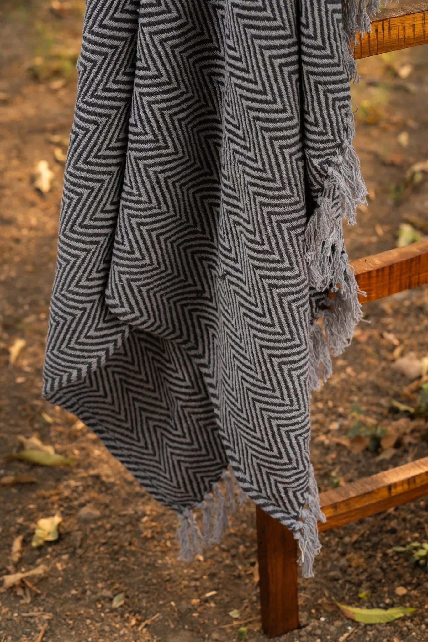 Monochrome Maze Throw