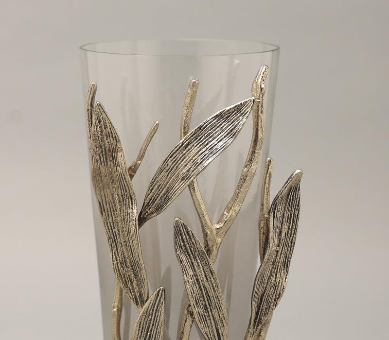 Glass Vase | Designer Home Decor Vases | Flower Vase for Living Room -1Pc