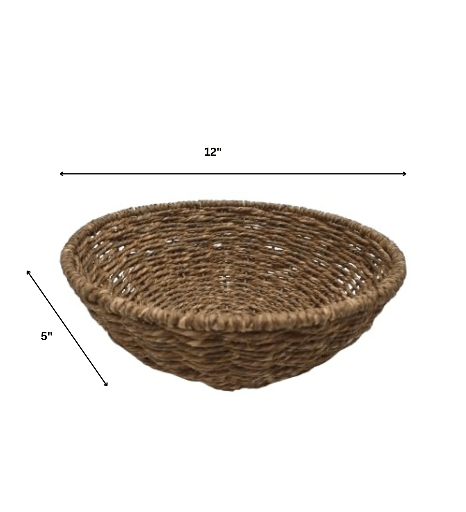 Jute-Woven Metal Frame Basket – Storage for Vegetables, Fruits, and Kitchen Essentials