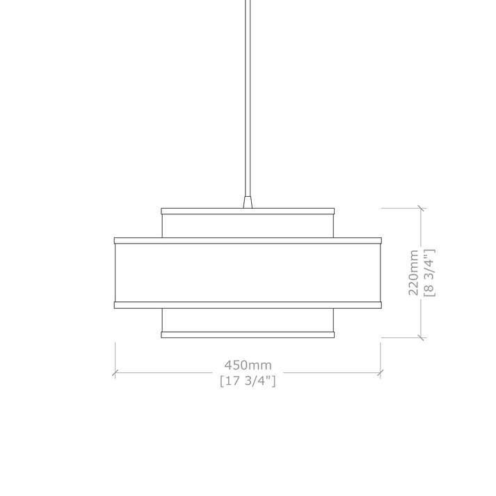 Orbit Pendant Lamp: Bamboo Hanging Lamp | Cafe Lighting | Asian Restaurants Decor [45cm/18in Dia]