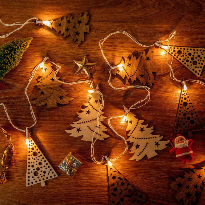 Grenes Christmas Bunting & Cozy Holiday Lights for Décor