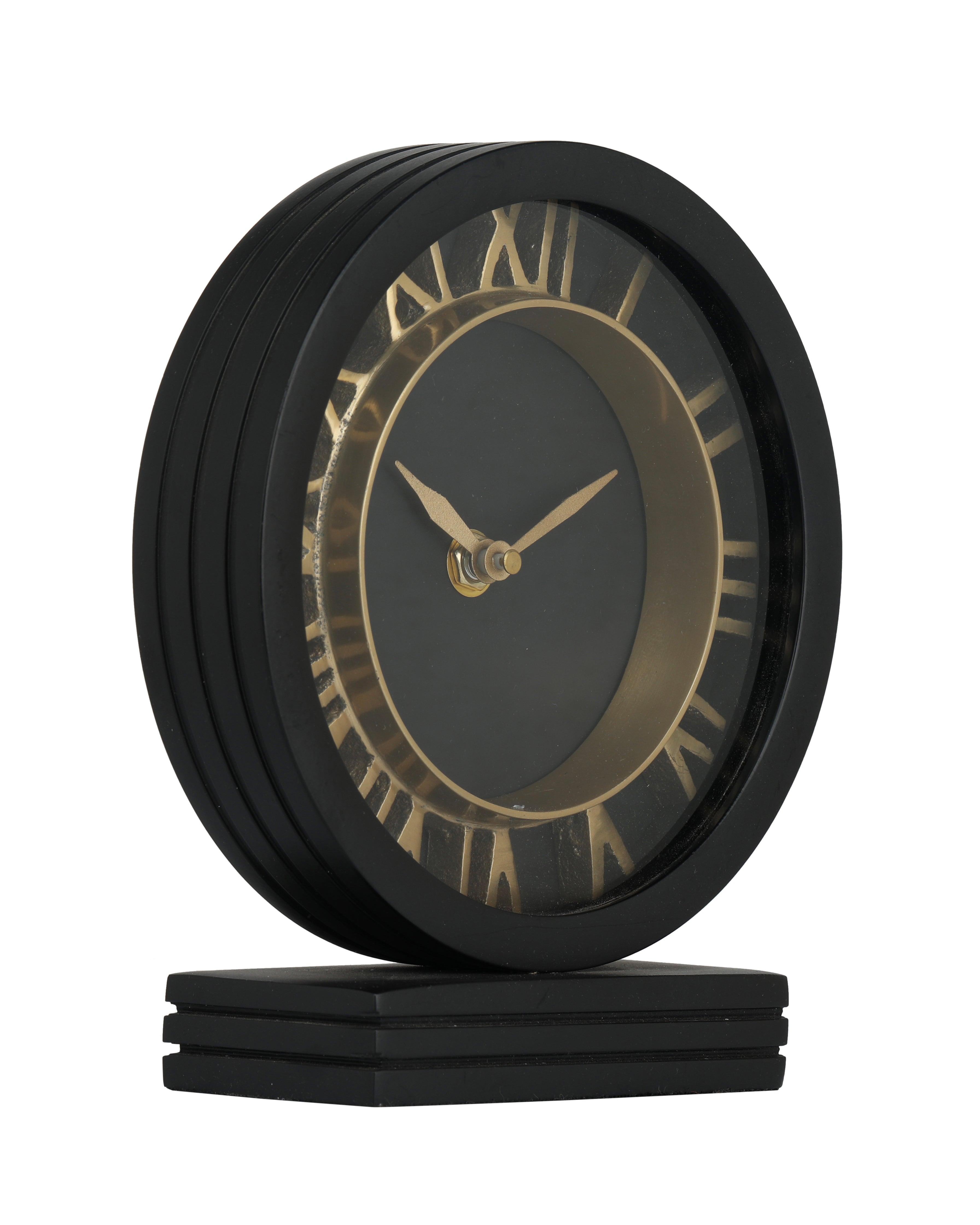 Analog Table Clock | Antique Desk Clock for Office and Home Decor