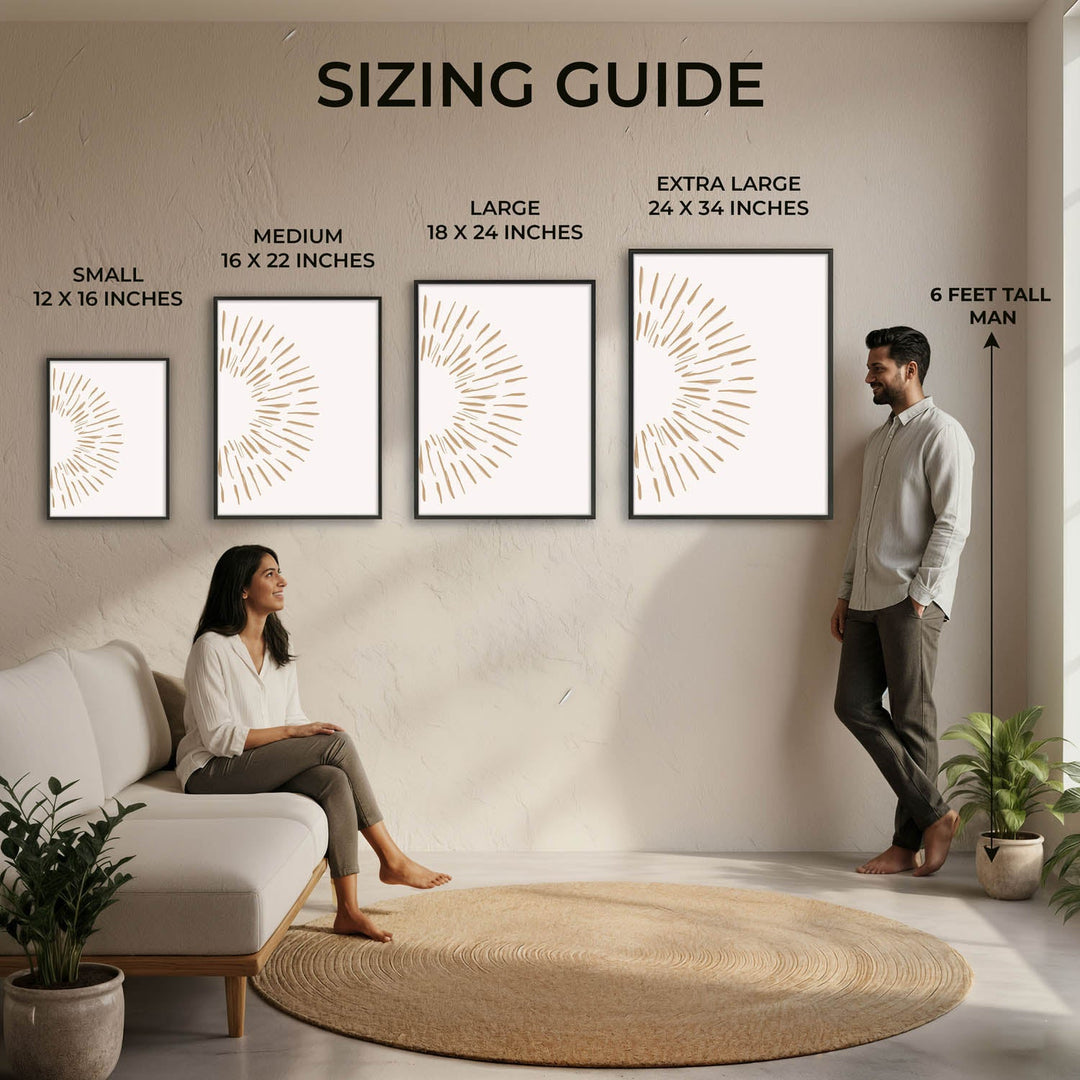 Burst White Wall Painting