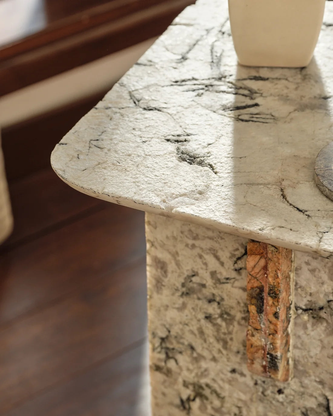 Haapoo - Alaska White and Alaska Beige | Side Table