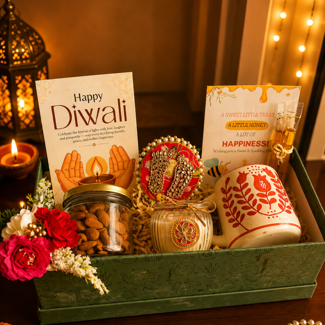 Green Harvest Celebration Gift Box