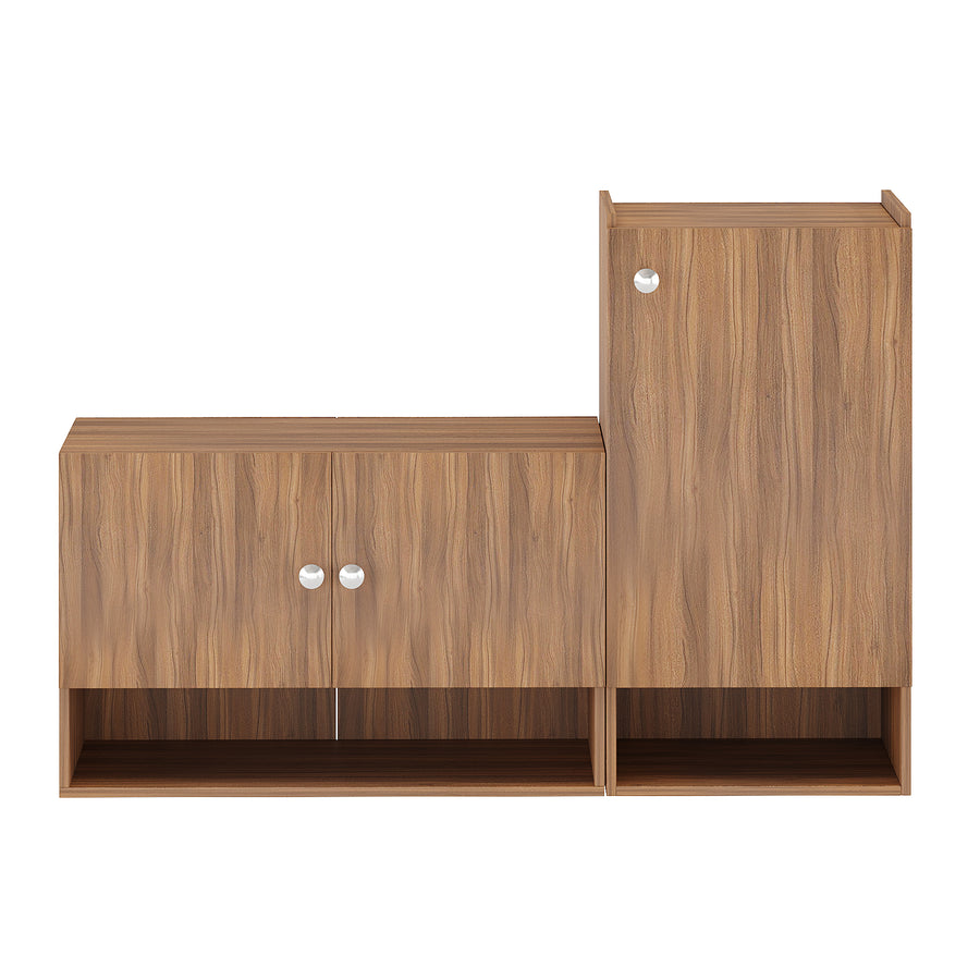 Shoe Rack Cabinet with Doors and Storage - Sinala