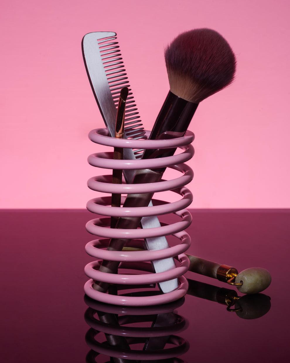 Unique Spring Pen Stand for Office | Unique Stainless Steel Pen Organiser | Pen Holder