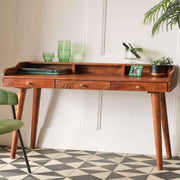 Jodhpur Solid Sheesham Wood Study Table | Traditional Wooden Desk for Home & Office