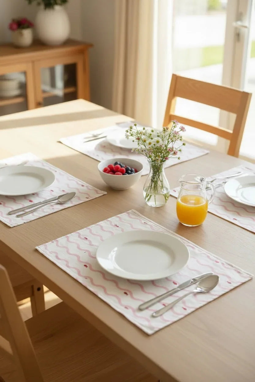 Rose Ripple | Placemat | Cotton