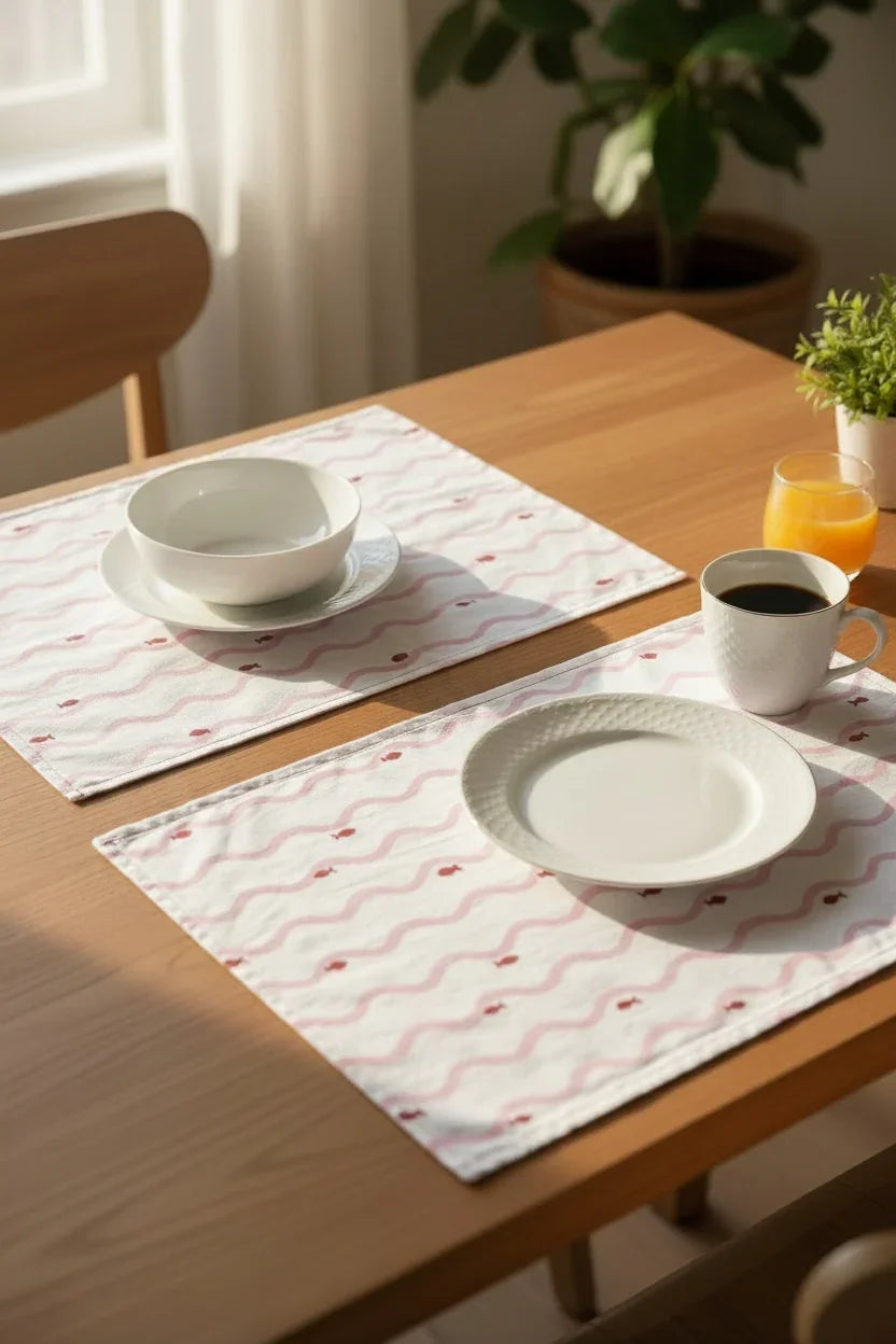 Rose Ripple | Placemat | Cotton