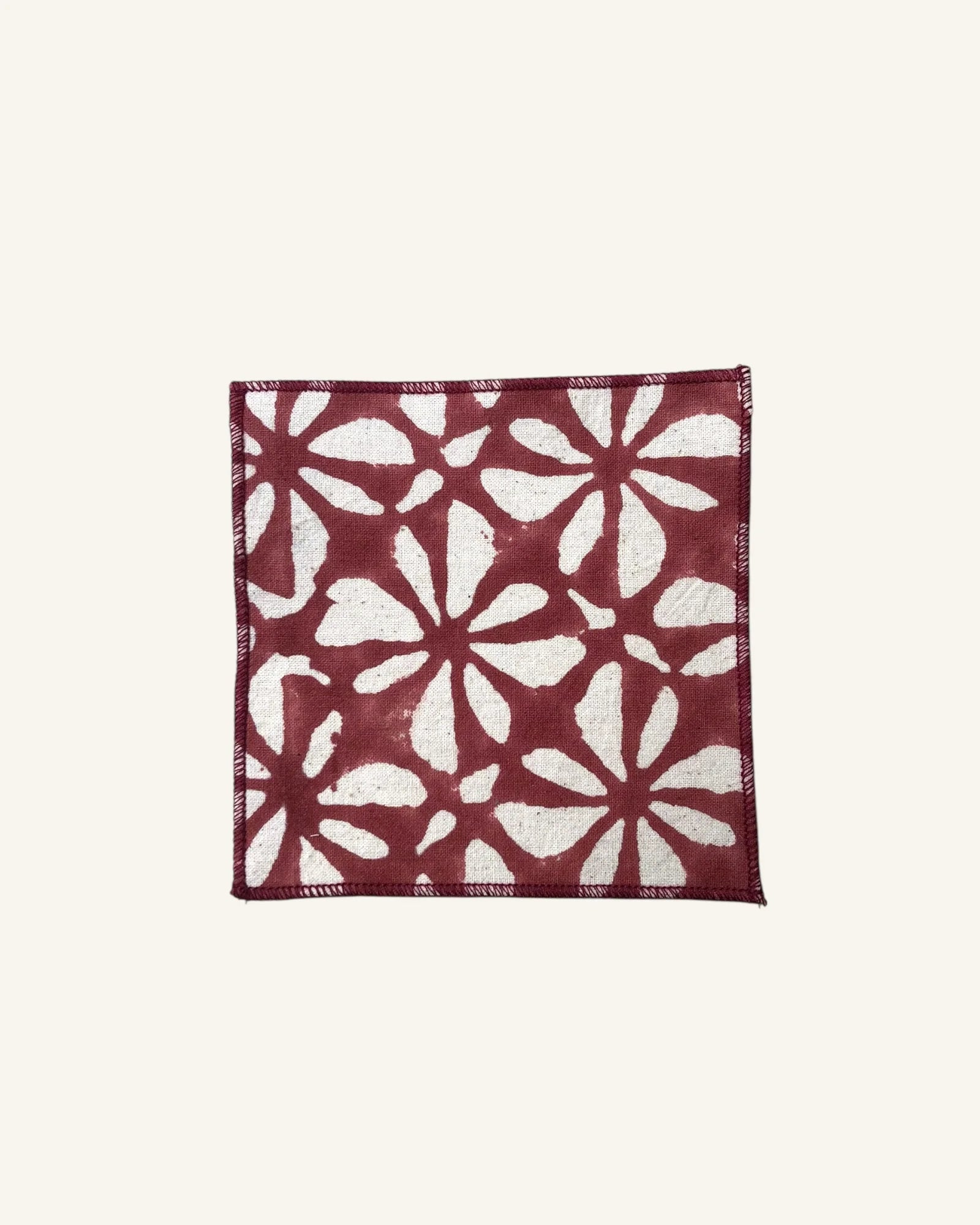 Rosy Sips | Cocktail Napkin | Cotton