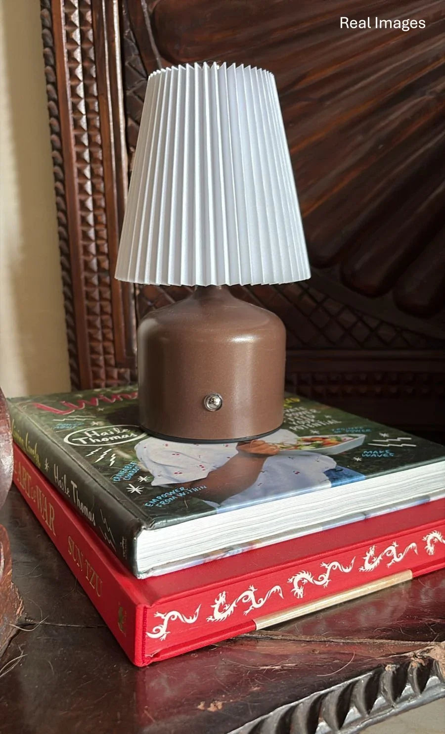 Dora Cordless Table Lamp for Living Room & Bedroom | Touch Sensor Portable Desk Lamp with USB Charging
