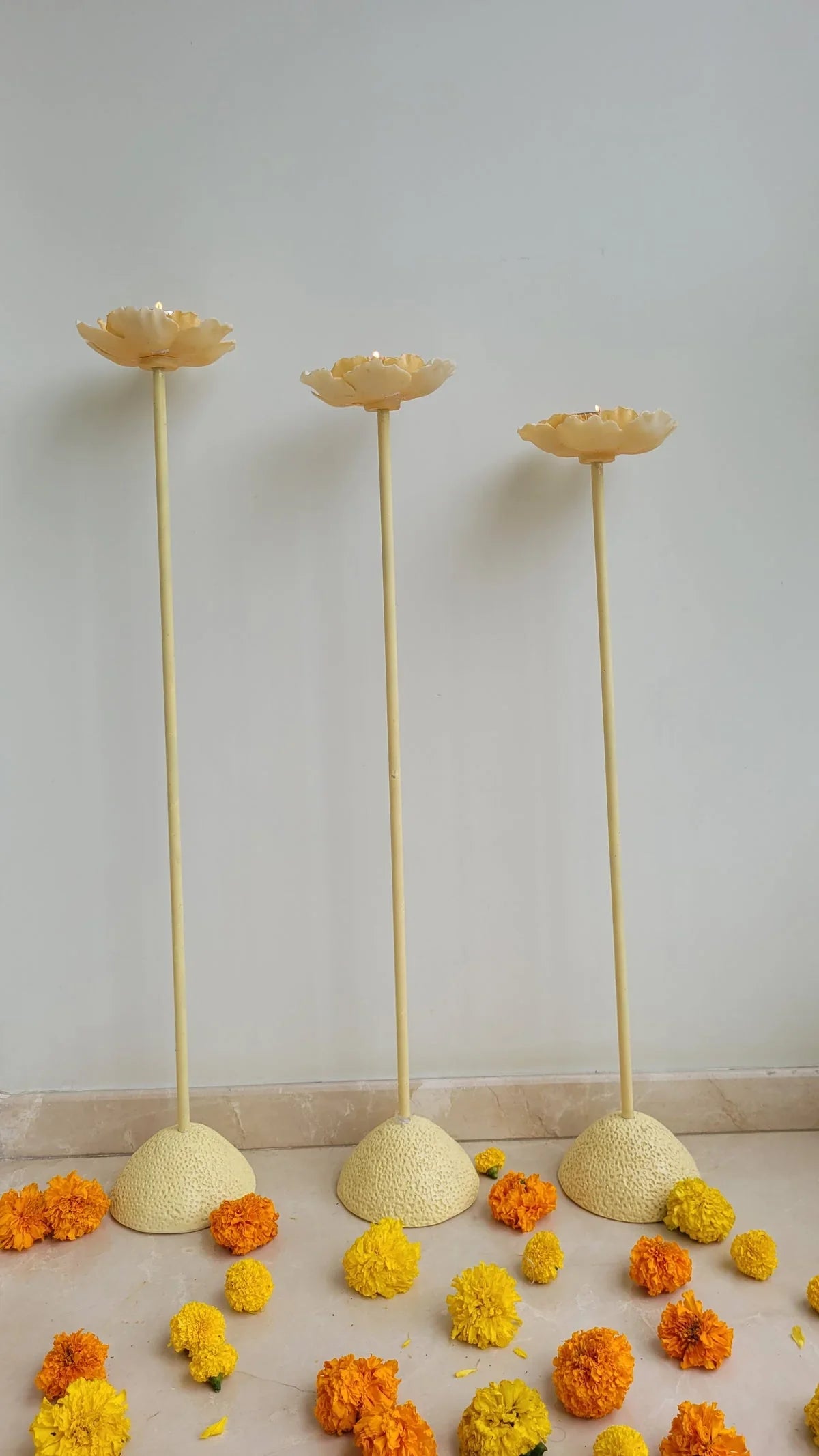 Perched Lotus Tealight Stand(S)
