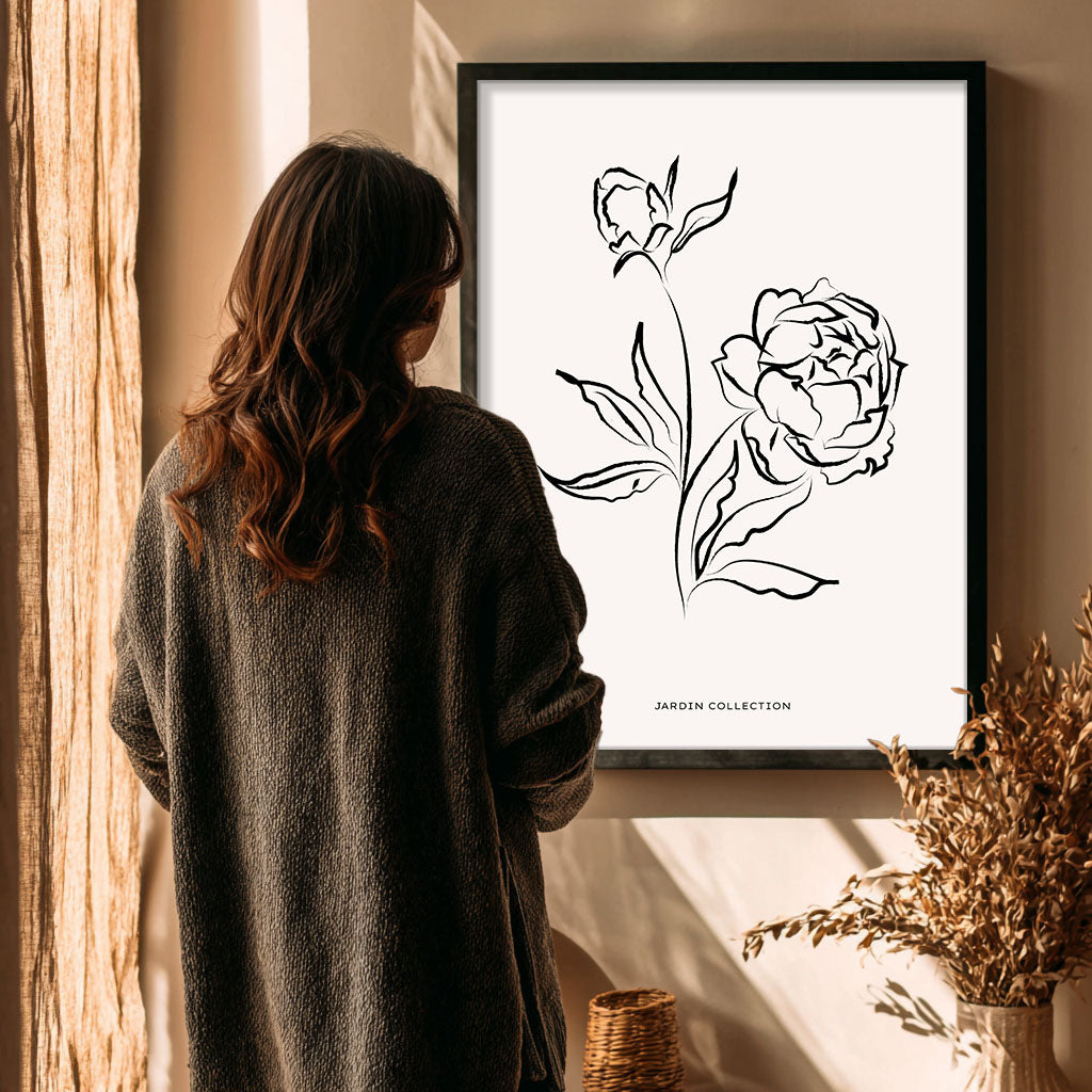 Pivoines Wall Painting