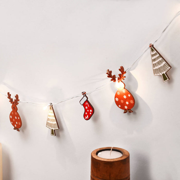 Reindeer - Christmas Tree Light Bunting