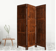 MDF Jali Folding Room Divider with Mango Wood Frame