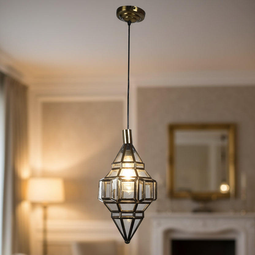 Gold Iron Hanging Light | E27 holder | without Bulb | Emira