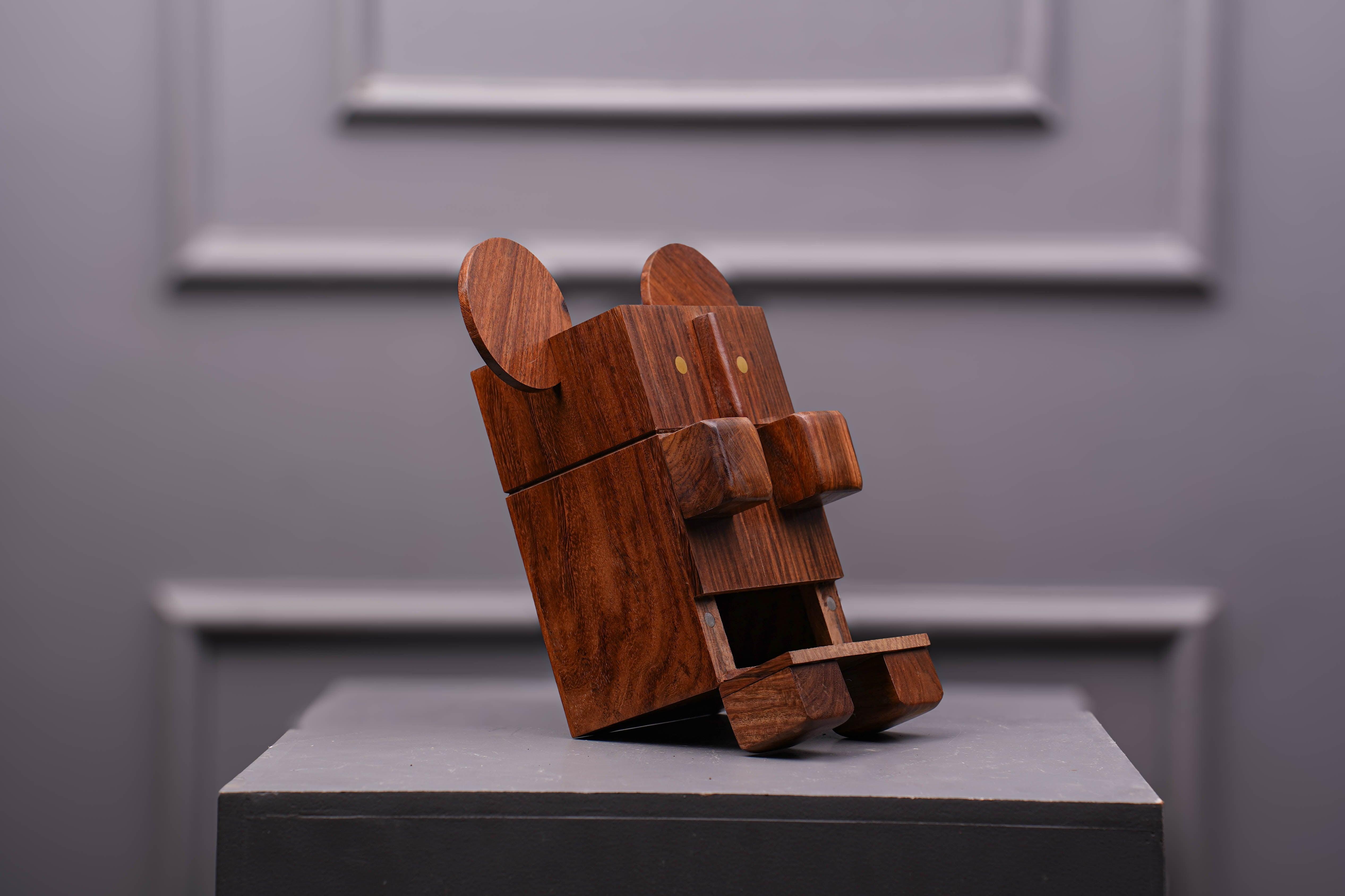 Handcrafted Wooden Koala Piggy Bank