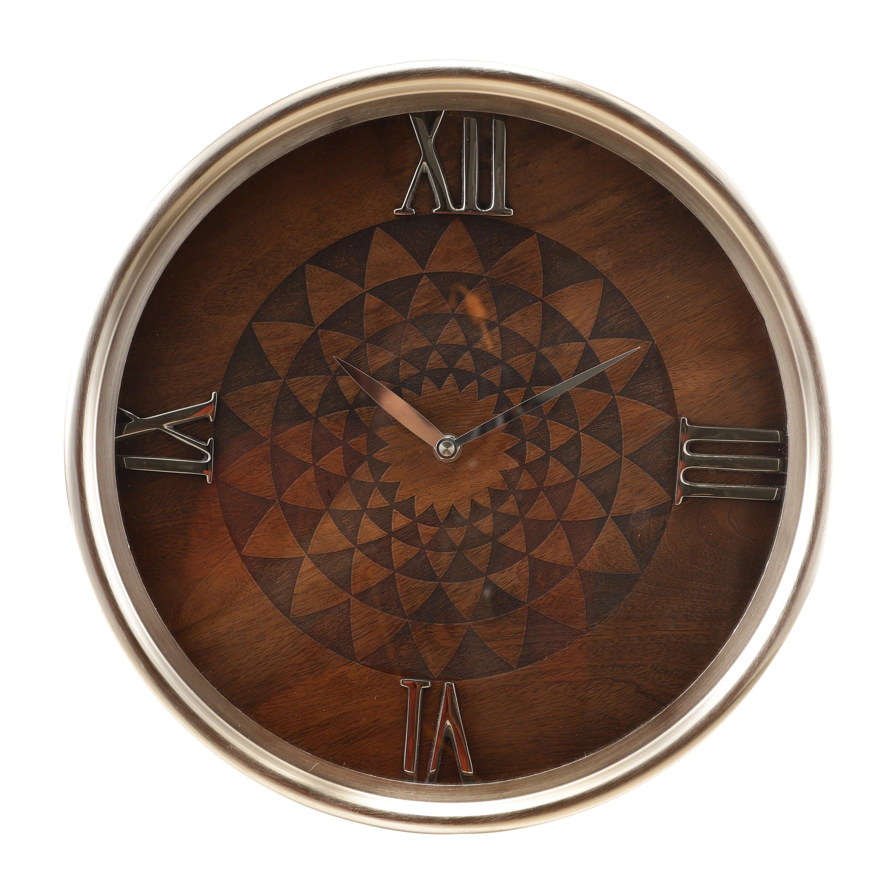 Luxe Woodcraft Wall Clock