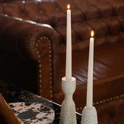 Statara White Candle Holder Set of 2