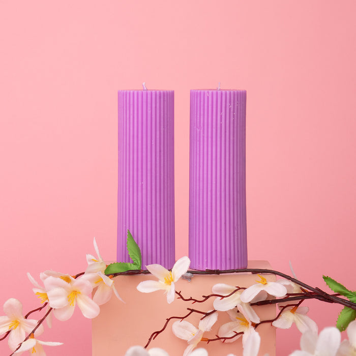 Pillar Candle Set of 2