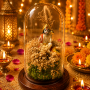 Divine Hanuman Green & White Decorative Showpiece