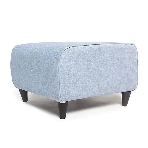 Minicoy Fabric Ottoman (Sky Blue)