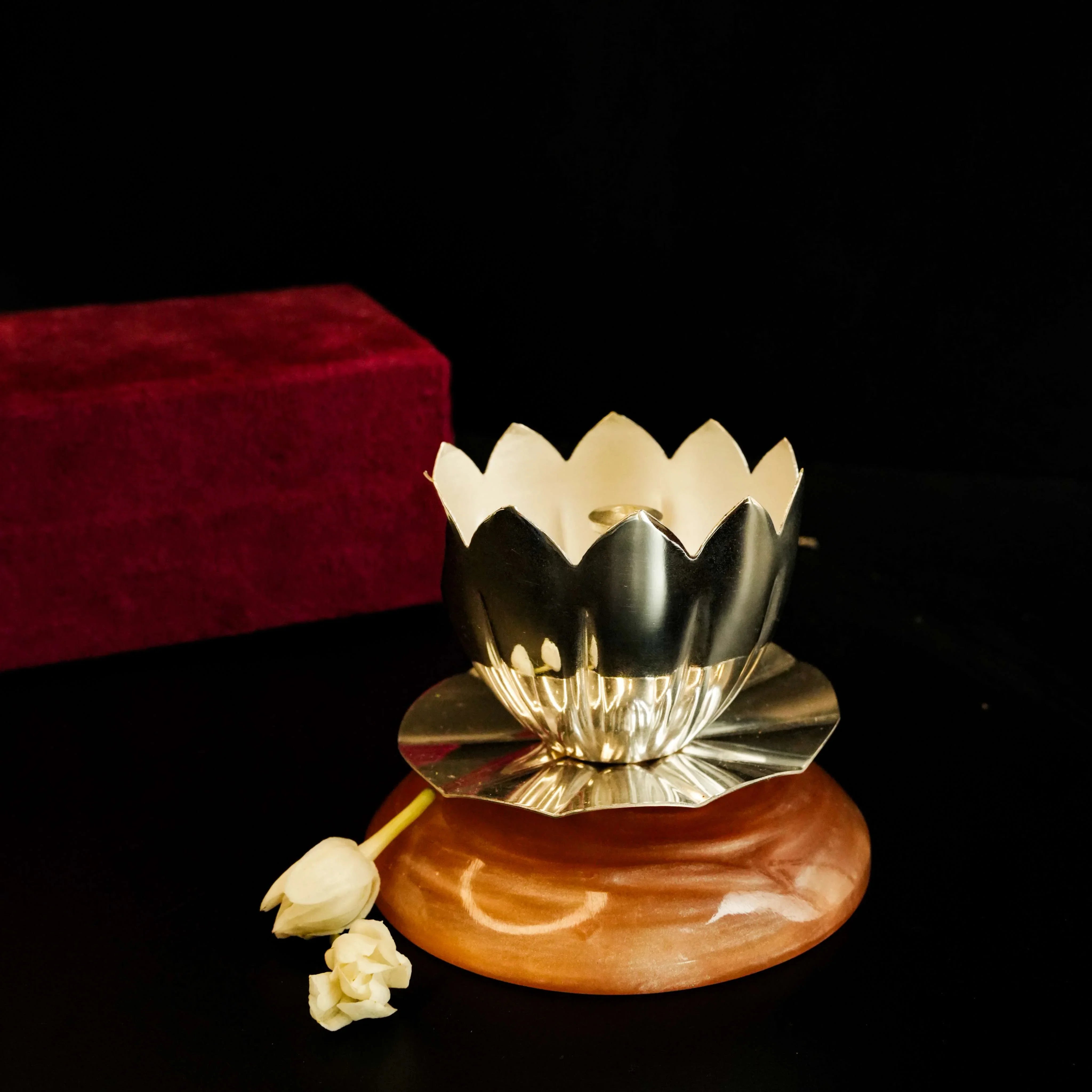 Silver Platted Shanti Deep