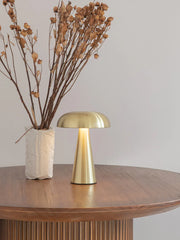 Porcini Wireless LED Table Lamp for Living Room | Rechargeable Touch Dimmable Bedside Lamp