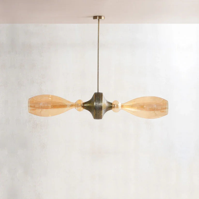 Alba Hammered Chandelier