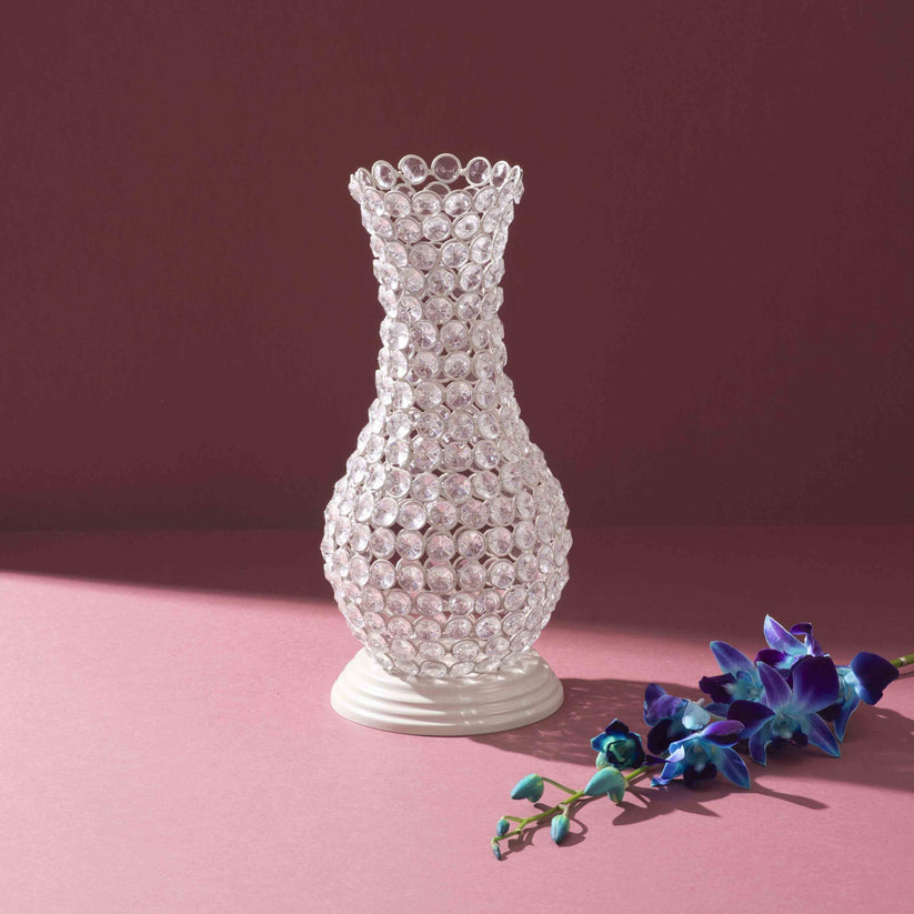 Radiant Crystal Bloom Showpiece
