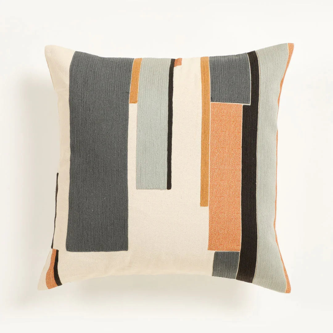 Jasper Embroidered Cushion Cover