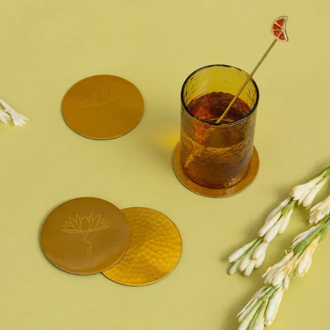 Bahaar Padma Coaster - Set of 4