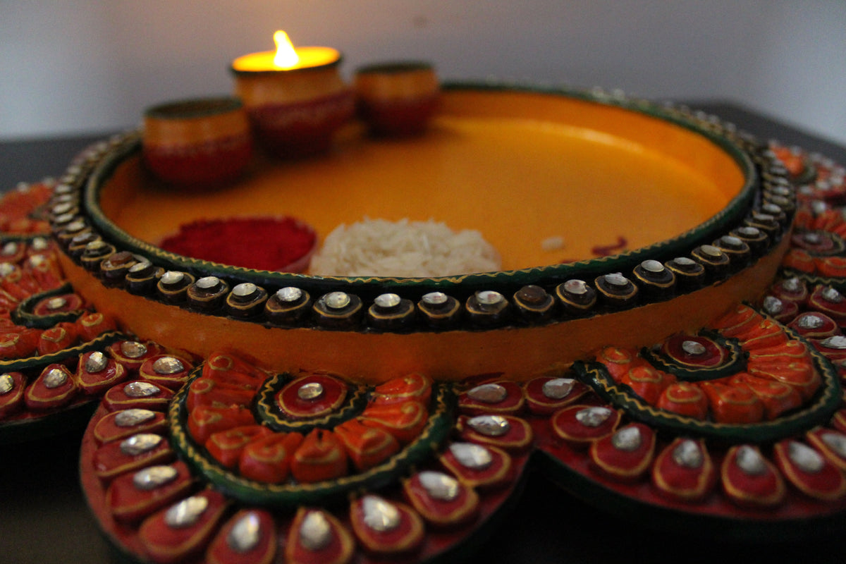 Flower Pooja Thali